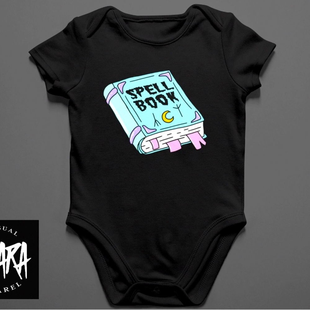 Spell Book Baby Onesie